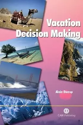 Couverture du produit · Vacation Decision-Making