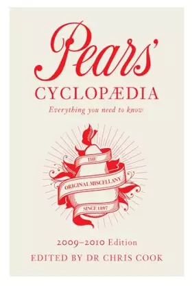 Couverture du produit · 2009-2010 Pears' Cyclopaedia