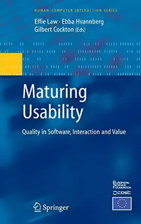 Couverture du produit · Maturing Usability: Quality in Software, Interaction and Value (Human–Computer Interaction Series)