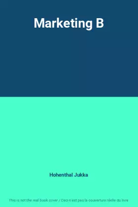 Couverture du produit · Marketing B