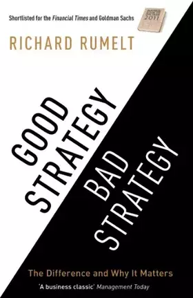 Couverture du produit · Good Strategy/Bad Strategy: The difference and why it matters