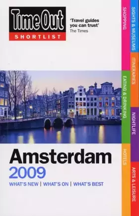 Couverture du produit · Time Out Shortlist 2009 Amsterdam