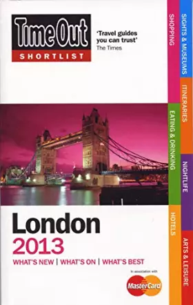 Couverture du produit · Time Out Shortlist 2013 London