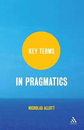 Couverture du produit · Key Terms in Pragmatics