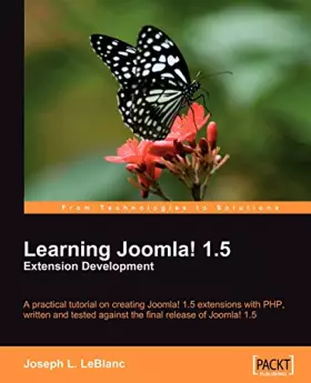 Couverture du produit · Learning Joomla! 1.5 Extension Development