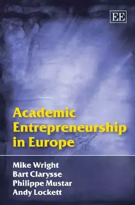 Couverture du produit · Academic Entrepreneurship in Europe