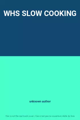 Couverture du produit · WHS SLOW COOKING
