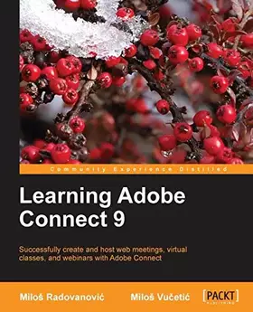 Couverture du produit · Learning Adobe Connect 9
