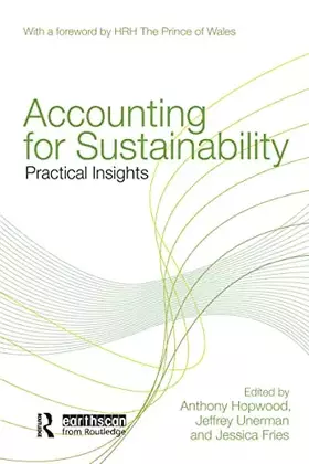 Couverture du produit · Accounting for Sustainability