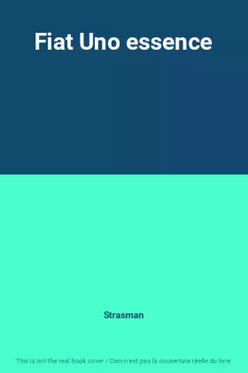 Couverture du produit · Fiat Uno essence