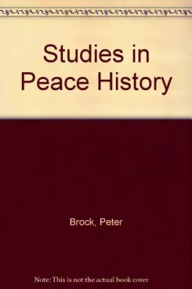 Couverture du produit · Studies in Peace History