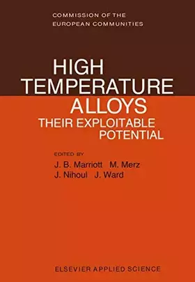 Couverture du produit · High Temperature Alloys: Their Exploitable Potential