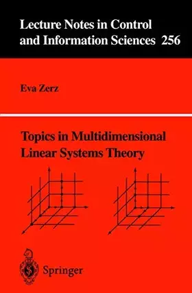 Couverture du produit · Topics in Multidimensional Linear Systems Theory (Lecture Notes in Control and Information Sciences, 256)