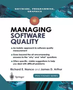 Couverture du produit · Managing Software Quality: A Measurement Framework For Assessment And Prediction
