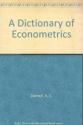 Couverture du produit · A Dictionary of Econometrics