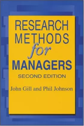 Couverture du produit · Research Methods for Managers