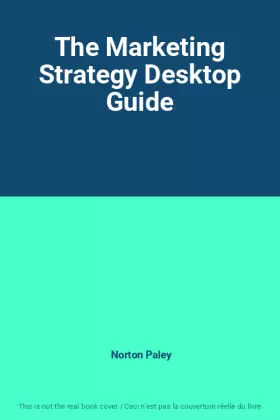 Couverture du produit · The Marketing Strategy Desktop Guide