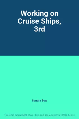 Couverture du produit · Working on Cruise Ships, 3rd