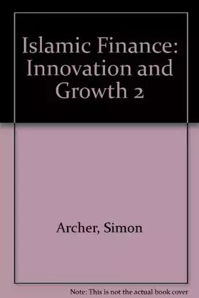Couverture du produit · Islamic Finance: Innovation and Growth