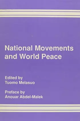 Couverture du produit · National Movements and World Peace