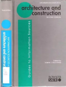 Couverture du produit · Information Sources in Architecture and Construction