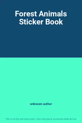 Couverture du produit · Forest Animals Sticker Book