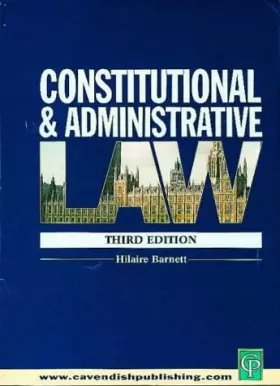 Couverture du produit · Constitutional and Administrative Law