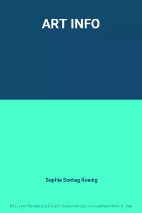 Couverture du produit · ART INFO