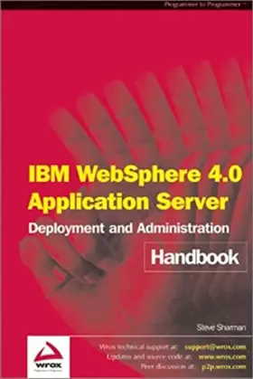 Couverture du produit · Websphere 4.0 Application Server: Deployment and Administration Handbook
