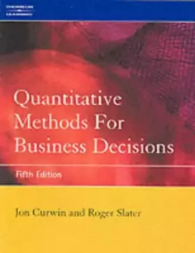 Couverture du produit · Quantitative Methods for Business Decisions
