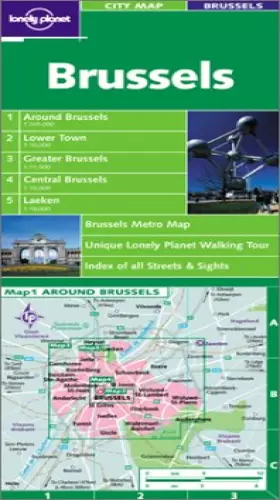 Couverture du produit · Lonely Planet Brussels City Map (Maps & Atlases)
