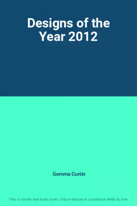 Couverture du produit · Designs of the Year 2012