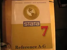 Couverture du produit · Stata Reference A-G Release 7 (Volume 1) Edition: First