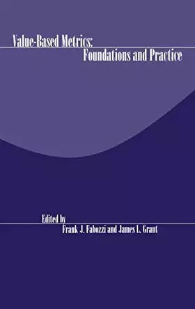 Couverture du produit · Value-Based Metrics: Foundations and Practice