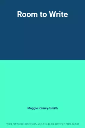 Couverture du produit · Room to Write