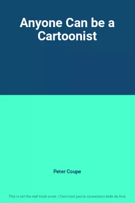 Couverture du produit · Anyone Can be a Cartoonist