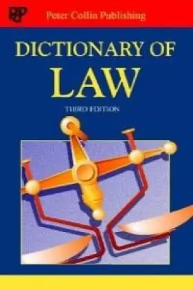 Couverture du produit · Dictionary of Law