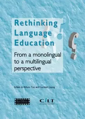 Couverture du produit · Rethinking Language Education: from a Monolingual to a Multilingual Approach