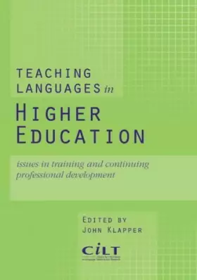 Couverture du produit · Teaching Languages in Higher Education: Issues in Training and Continuing Professional Development