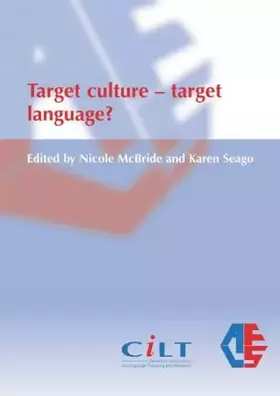 Couverture du produit · Target Culture - Target Language?