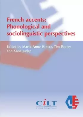 Couverture du produit · French Accents: Phonological and Sociolinguistic Perspectives