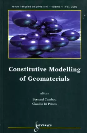 Couverture du produit · Constitutive Modelling of Geomaterials