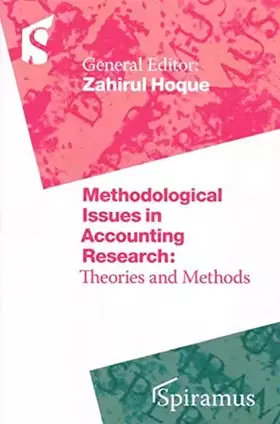 Couverture du produit · Methodological Issues in Accounting Research: Theories and Methods