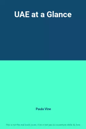Couverture du produit · UAE at a Glance