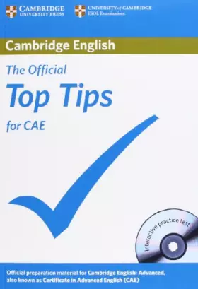 Couverture du produit · The Official Top Tips for CAE with CD-ROM