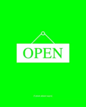 Couverture du produit · A Book About Signs