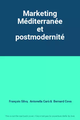Couverture du produit · Marketing Méditerranée et postmodernité