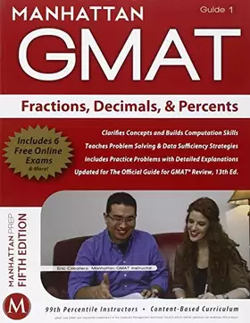 Couverture du produit · Fractions, Decimals, & Percents GMAT Strategy Guide 1