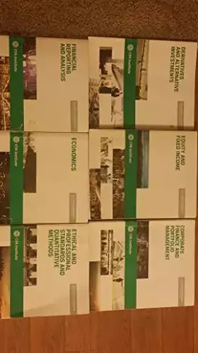 Couverture du produit · CFA Curriculum Level I 2013