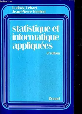 Couverture du produit · Statistique et informatique appliquées